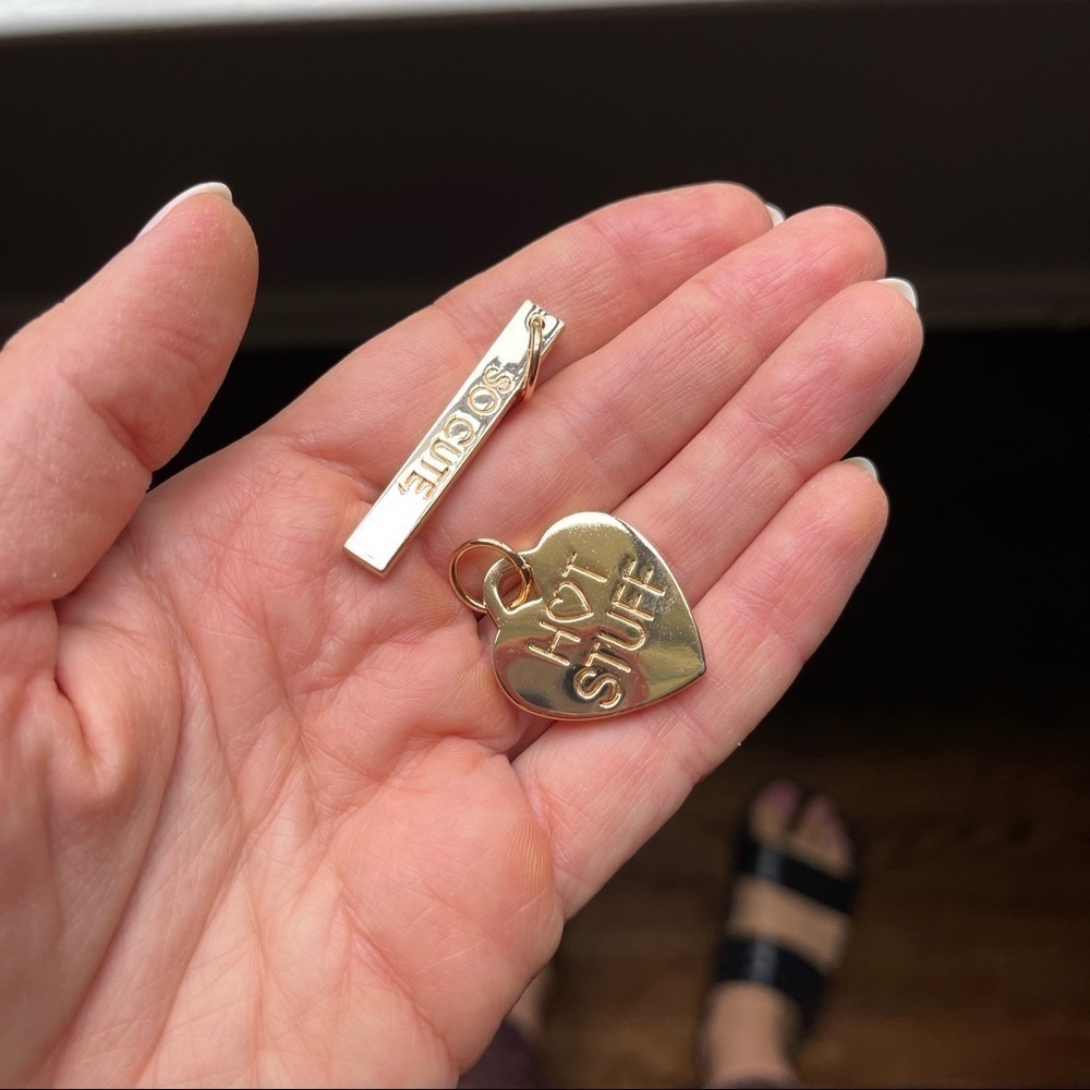 𝅺nwot gold dipped charms